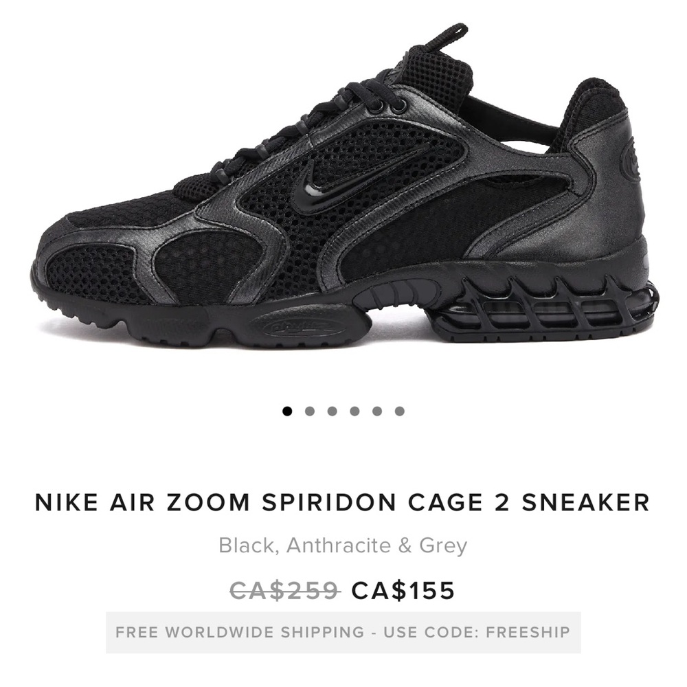 NIKE AIR ZOOM SPIRIDON CAGE 2 SNEAKER - Picture 2 of 5